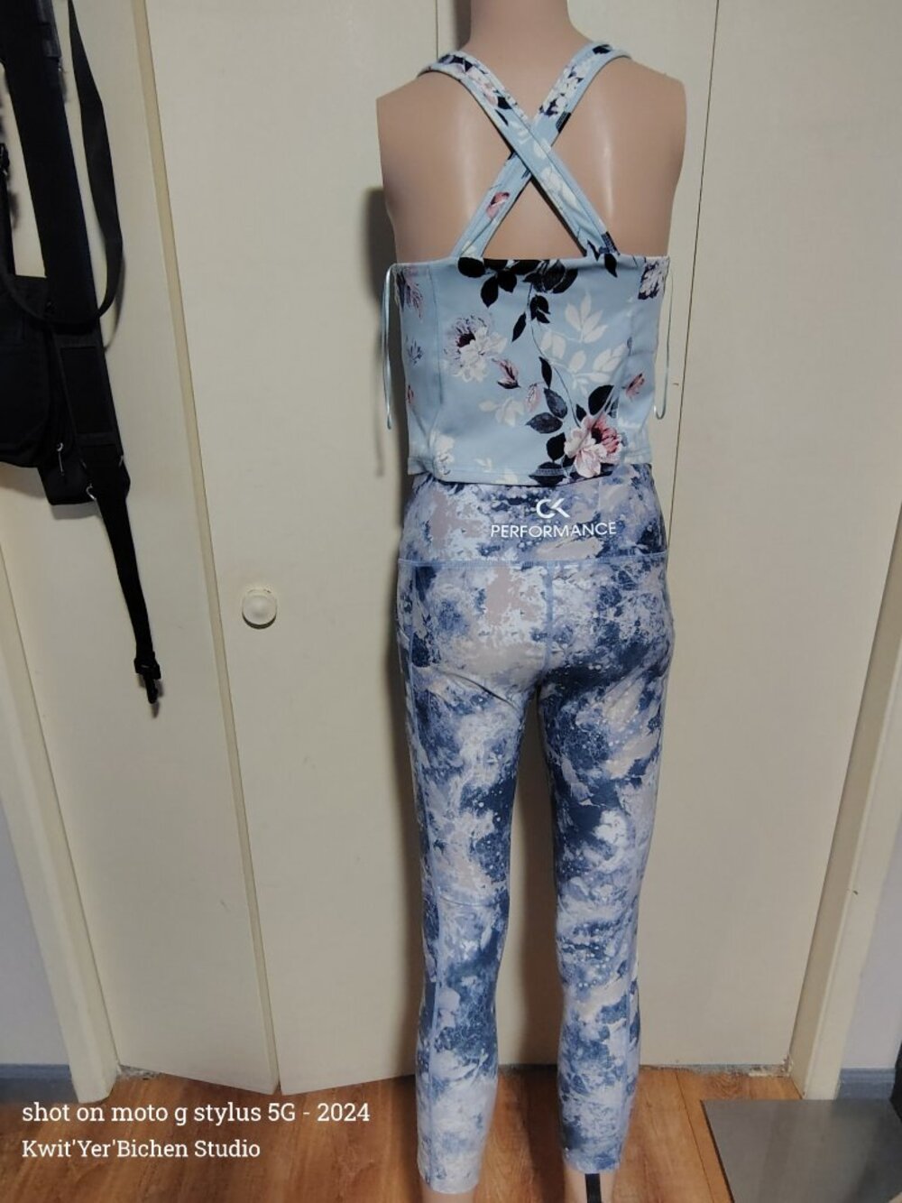 Calvin Klein bottoms w/Laura Ashley top